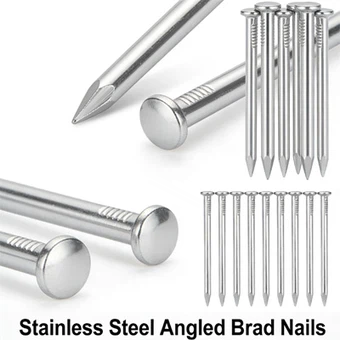 স্টেইনলেস স্টীল কোণযুক্ত ব্র্যাড নখ